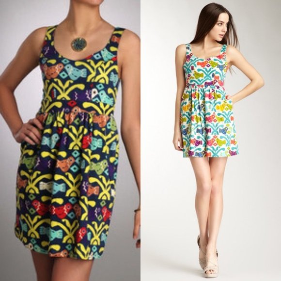 Judith March Anthro Aztec Bird Kissing Dress - Picture 3 of 8